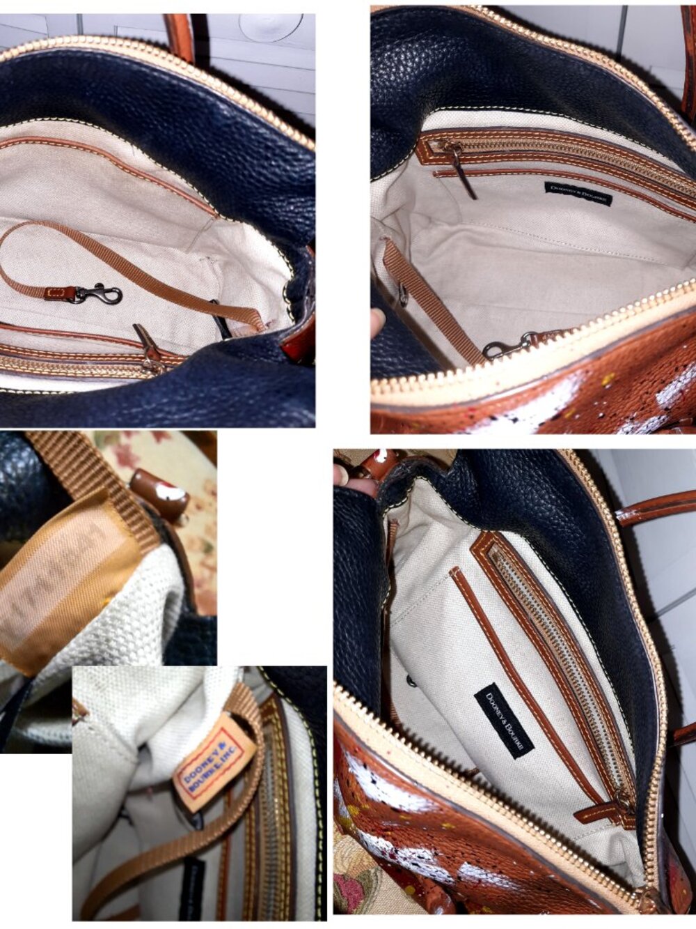 Dooney & Bourke Dipinta Inspired Hand Painted Satchel Cross Listed. - Picture 13 of 16